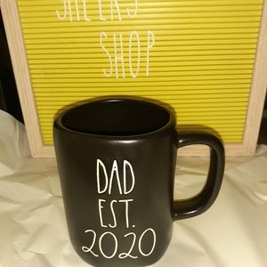 Rae Dunn "DAD EST 2020"